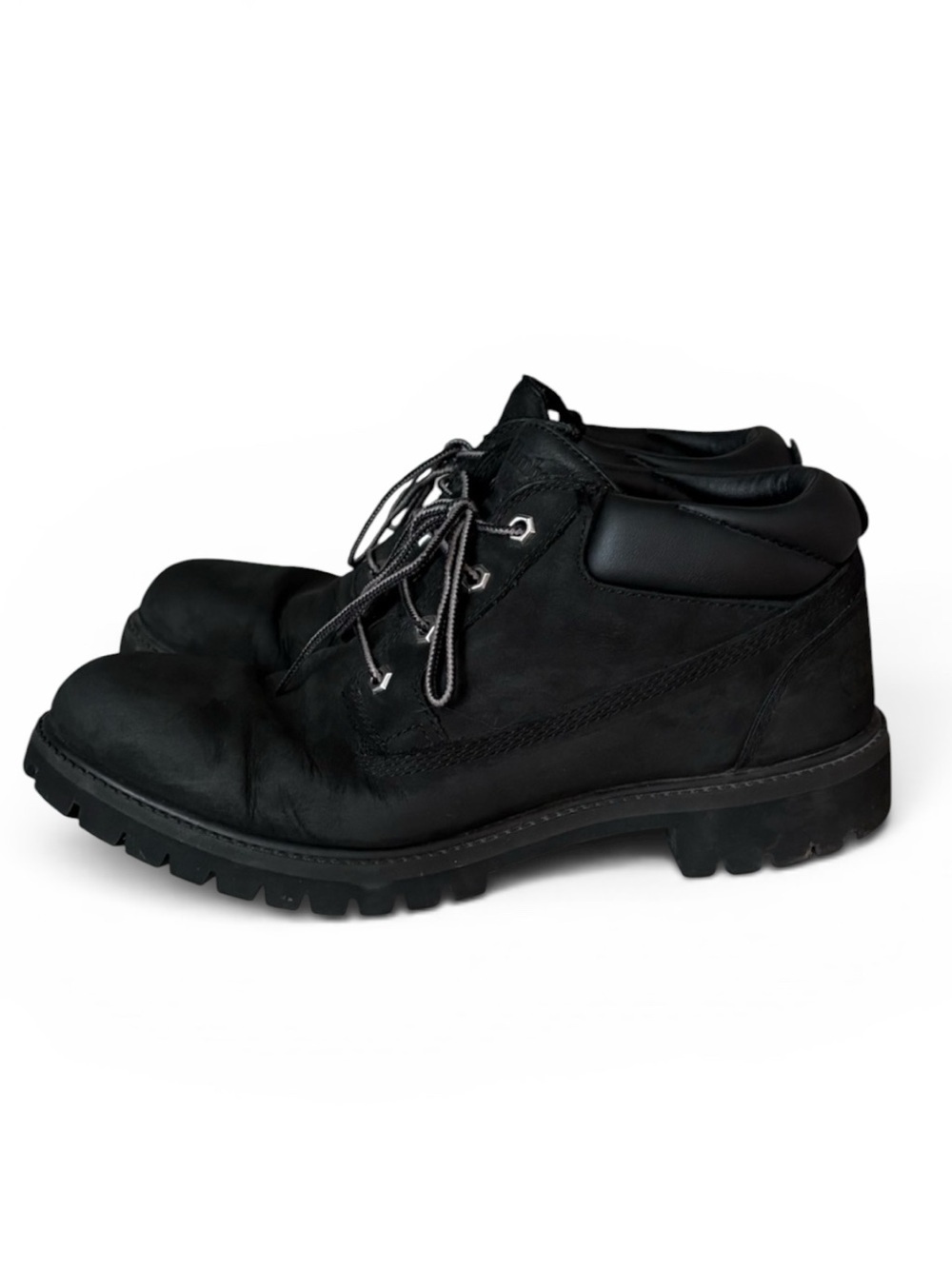 Timberland Men’s Black Leather Chukka Work Boots – Size 11